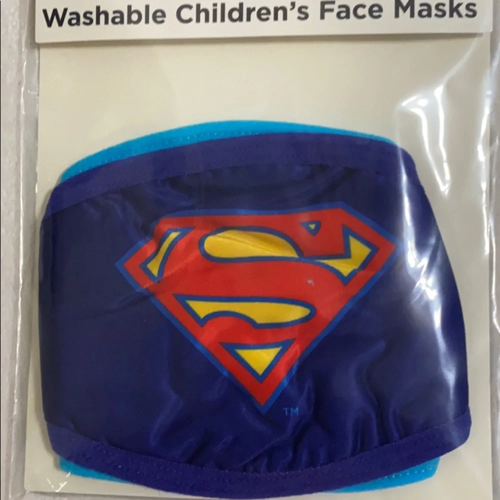 Superman Children’s Washable Face Masks set of 3